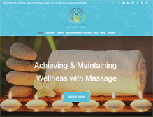 Tablet Screenshot of massagebluebell.com